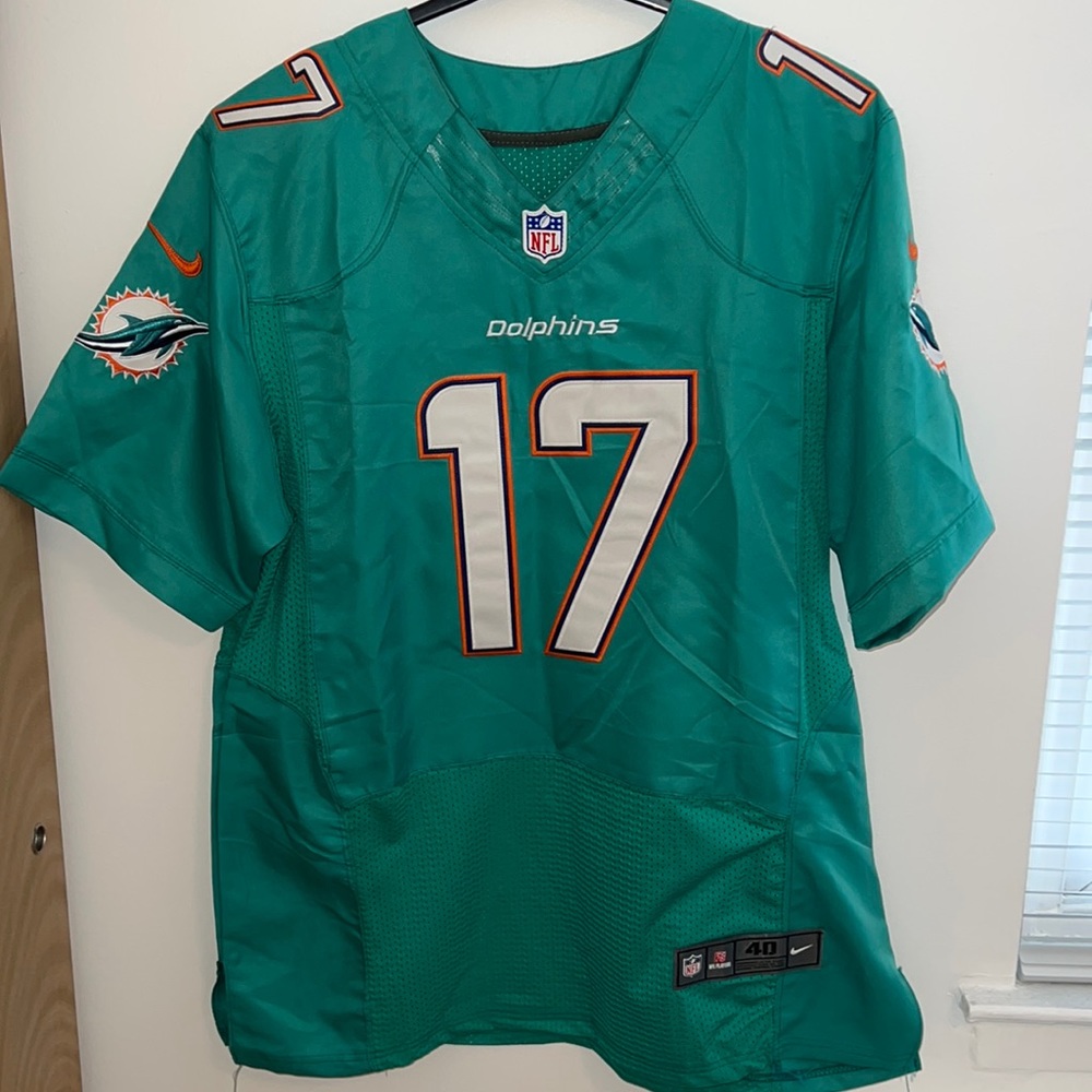 Men’s NIKE Miami Dolphins aqua jersey